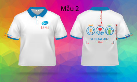 Áo thun đồng phục Teambuilding Pfizer