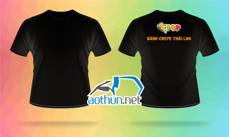 May áo thun đồng phục đẹp Bánh Crepe Thái Lan