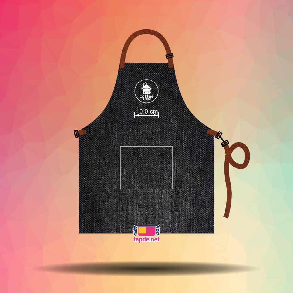 May tạp dề Jean cho chuỗi cửa hàng Coffee House