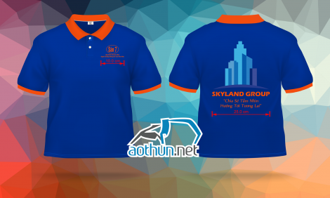 In áo thun đồng phục cho công ty bất động sản Skyland Group tại Quận 7