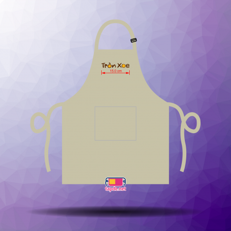In đồng phục tạp dề giá tốt chất lượng cao cho Tiệm Bánh Tròn Xoe tại Hà Nội
