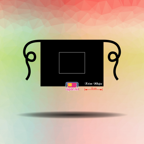 In tạp dề đồng phục đeo eo đẹp và nhanh cho Quán Xóm Nhậu tại Quận 2