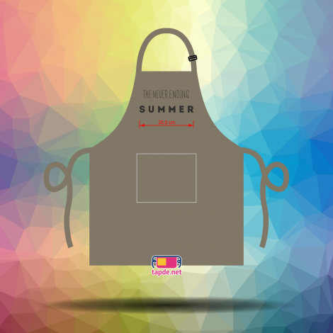In tạp dề đồng phục giá tốt chất lượng cao cho quán The Never Ending Summer tại Quận 10
