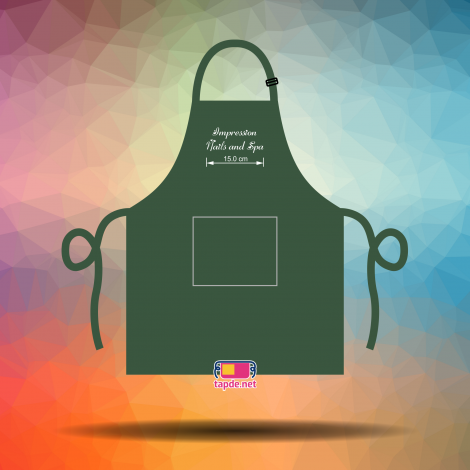 In tạp dề đồng phục nhanh chóng và giá tốt cho tiệm Impression Nails & Spa