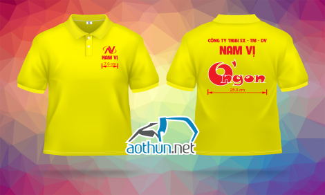 In áo thun đồng phục giá tốt chất lượng cao cho Công Ty TNHH Nam Vị O ngon