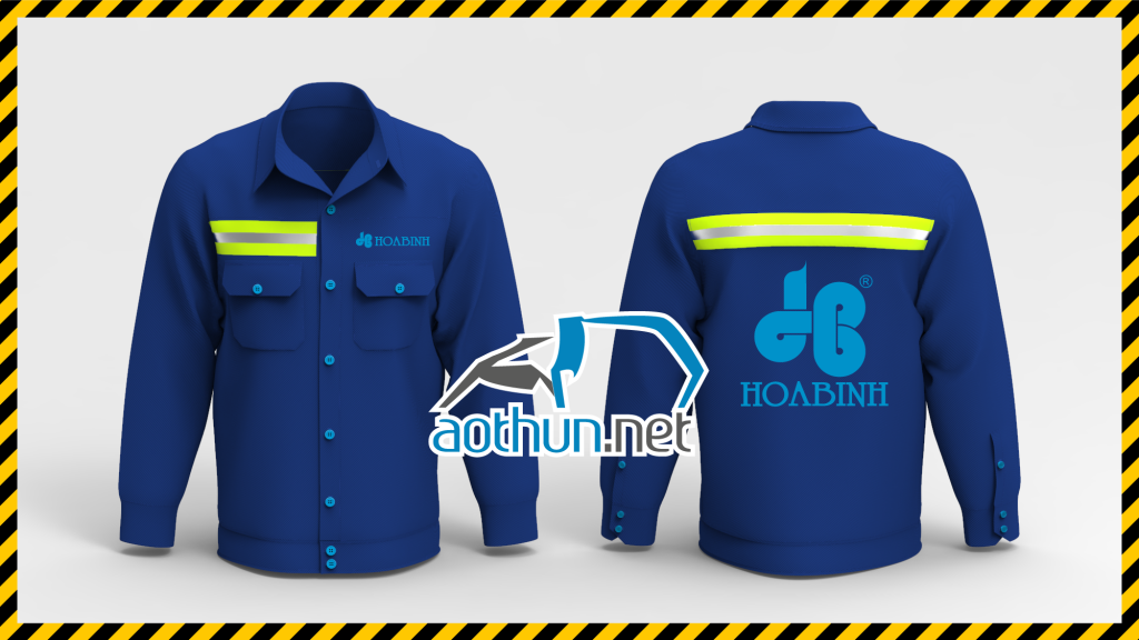 Áo đồng phục bảo hộ lao động Tập đoàn Xây Dựng Hòa Bình