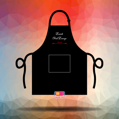 May tạp dề đồng phục giá tốt chất lượng cho tiệm Lavish Nail Lounge