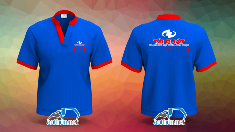 Áo thun cổ tàu trụ V Công Ty Trang Trí Nội Thất Tài Phát tại Đồng Nai