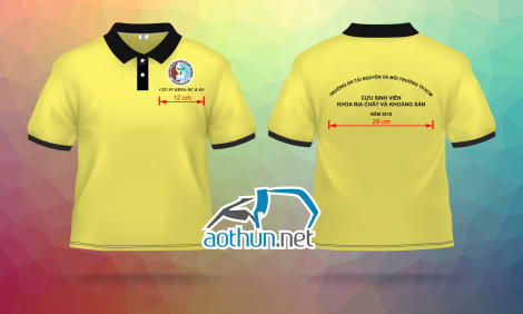 Áo thun đồng phục cựu sinh viên trường Đại Học Tài Nguyên Môi Trường