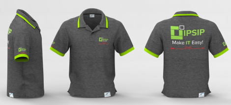 Áo thun đồng phục nhân viên Công Ty Công Nghệ Thông Tin IPSIP tại Quận 1