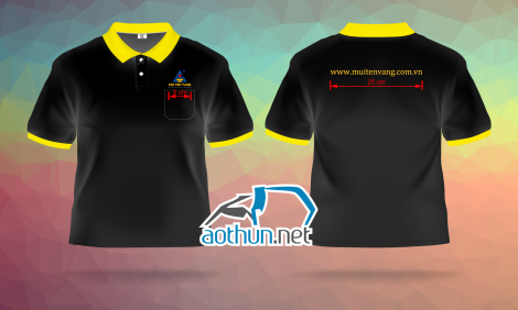 Áo thun đồng phục nhân viên Công Ty Quảng Cáo Mũi Tên Vàng tại Quận 7
