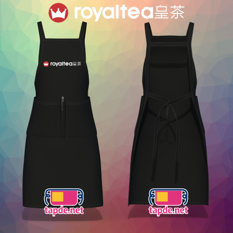 Tạp dề trà sữa Royal Tea Đài Loan