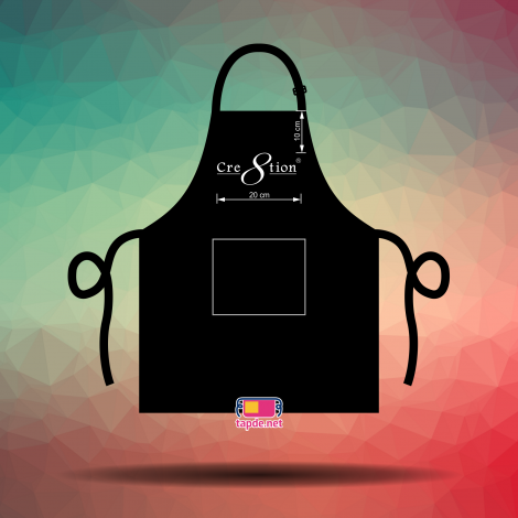 Đồng phục tạp dề nhân viên Tiệm Nail Cre8tion tại Phú Nhuận