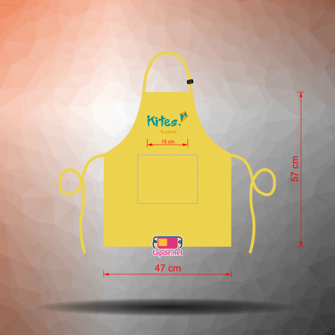 Tạp dề đồng phục Nhà Trẻ Kites's House tại Quảng Ngãi 1