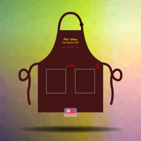 Tạp dề đồng phục nhân viên Quán Cafe Phố Đông
