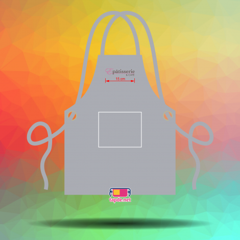 Tạp dề đồng phục nhân viên Tiệm Eparisserie Cafe