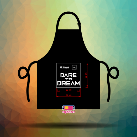 Tạp dề đồng phục Sự Kiện Dare To Dream Công Ty Unicons ở Quận Bình Thạnh