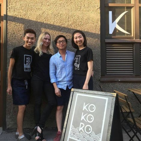 Áo thun đồng phục nhân viên Nhà Hàng Kokoro Sushi tại Phần Lan