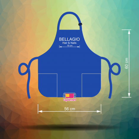 Tạp dề đồng phục nhân viên Tiệm Bellagio Hair & Nails