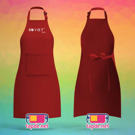 Tạp dề đồng phục Ro Việt Cafe