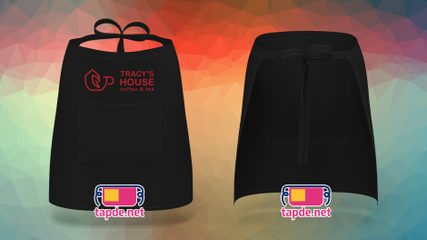 Tạp dề đeo eo Tracy House Coffee & Tea