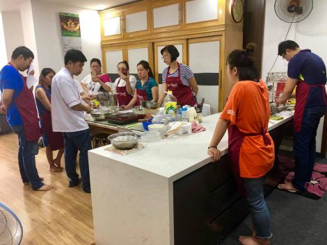 Tạp dề đồng phục Lien Nguyen Bakery ở quận 7