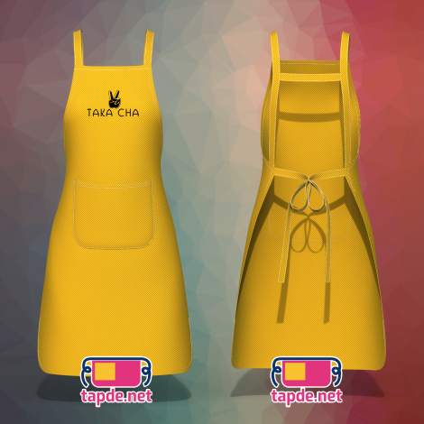 Tạp dề đồng phục Taka Cha ở Quận 1