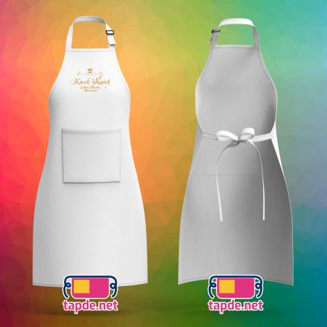 Tạp dề đồng phục tiệm bánh Knock Knock ở Quận 1