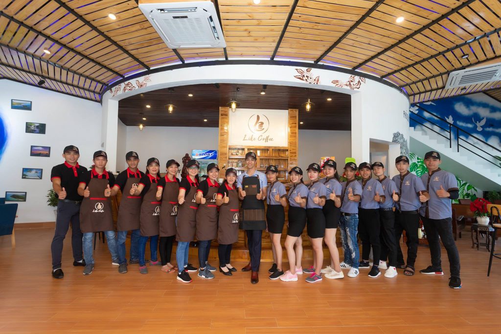 Áo thun đồng phục Like Coffee Phú Quốc 2
