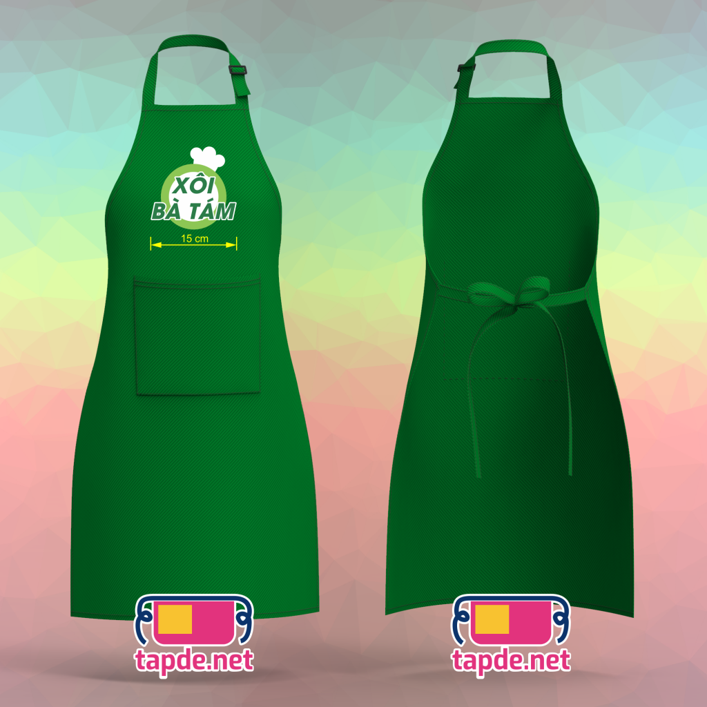 Tạp dề đồng phục Xôi Bà Tám