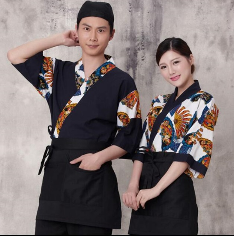Các kiểu đồng phục bếp nhà hàng của người Nhật Bản - 2